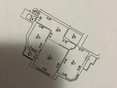 квартира по адресу Миколы Бажана просп., 1-М