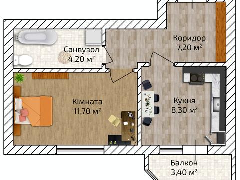квартира по адресу Миру ул., 14