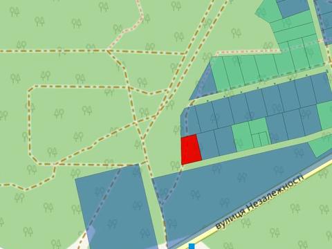 участок по адресу Незалежності