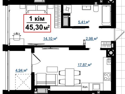 квартира за адресою Гетьмана Мазепи вул., 157