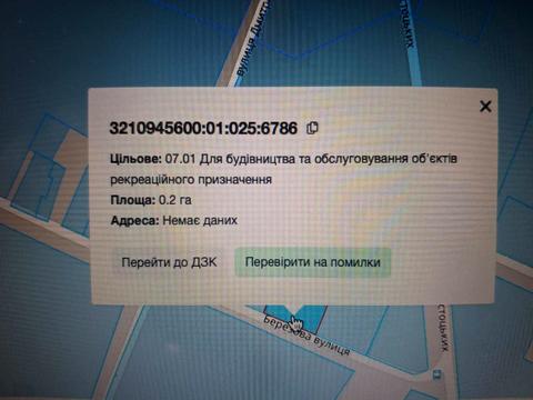 ділянка за адресою смт. Ворзель, Соснова вул., 87