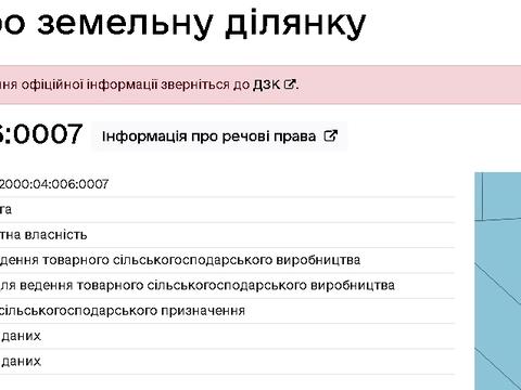 участок по адресу 