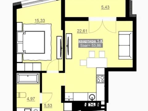 квартира по адресу Волчинецкая ул., 55