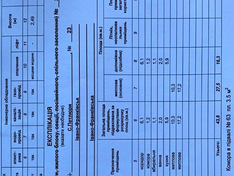 квартира по адресу Симона Петлюры ул., 23