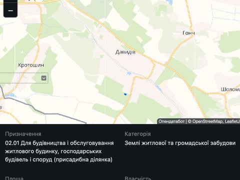 ділянка за адресою Героїв Небесної Сотні