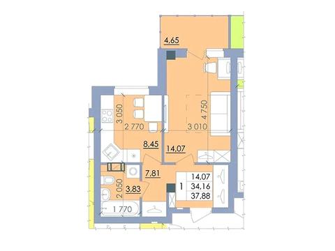 квартира по адресу Марии Башкирцевой ул., 20