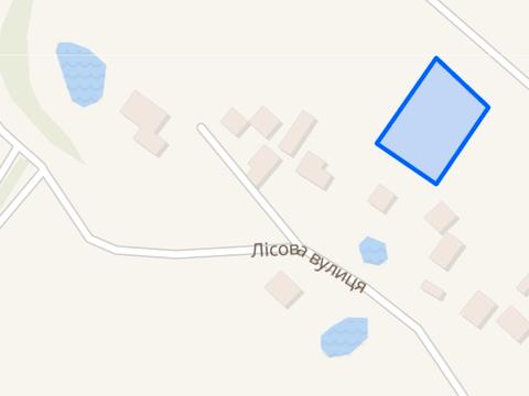 ділянка за адресою Лісова вул.