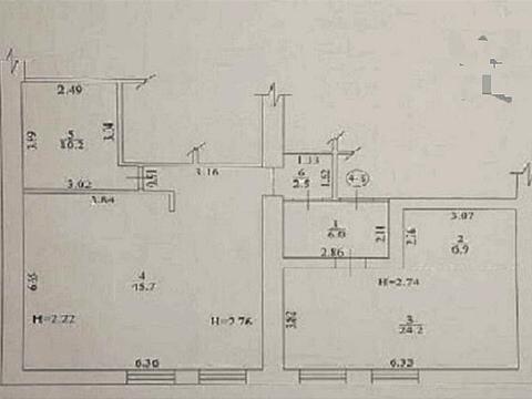 квартира за адресою Григорівське шосе (Комсомольське), 32