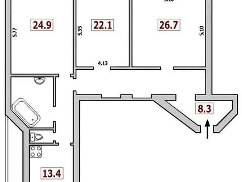 квартира по адресу Богдана Хмельницкого ул., 32