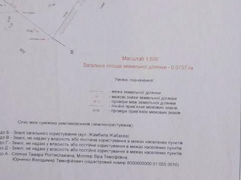 ділянка за адресою Жамбила Жабаєва вул. (Кузьминська), 9а
