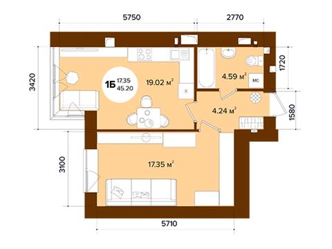 квартира по адресу 8 Березня ул., 23