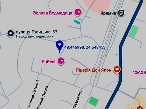 ділянка за адресою Галицька
