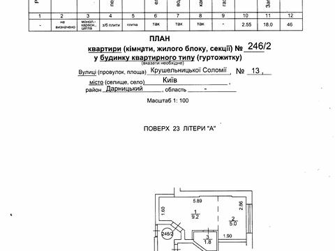 квартира по адресу Соломии Крушельницкой ул., 13
