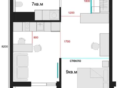 квартира за адресою Краснова вул., 3