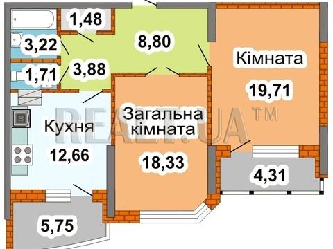квартира за адресою Олександри Екстер вул. (Марини Цвєтаєвої), 9