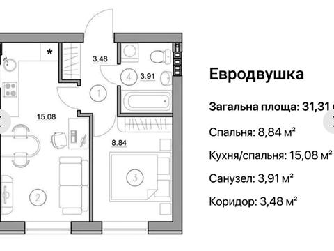 квартира за адресою Теплична вул., 54