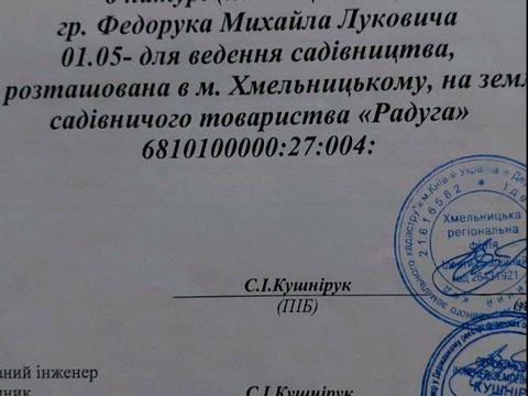 ділянка за адресою 