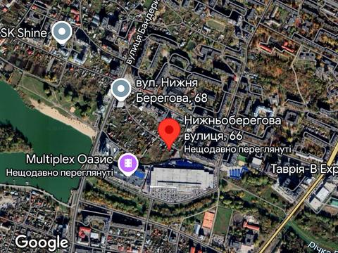 ділянка за адресою Нижня Берегова вул., 66
