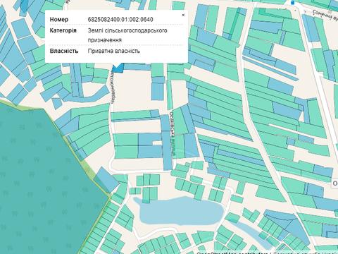 участок по адресу Затишна