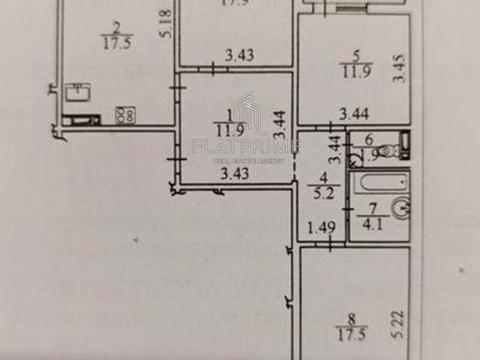 квартира по адресу Ясиноватский пер., 11