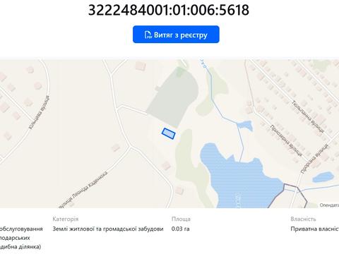 участок по адресу Сахравська