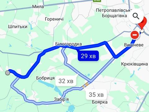 участок по адресу Підгірна