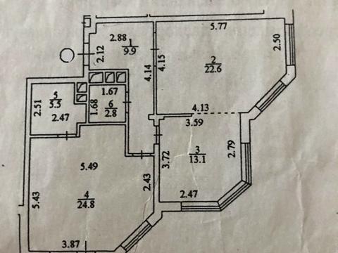 квартира по адресу Несторовский пер., 6