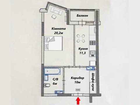 квартира по адресу Драгоманова ул., 2