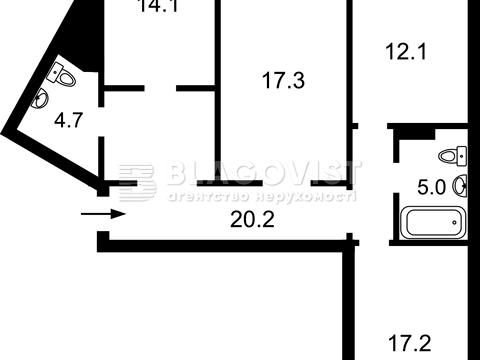 квартира по адресу Урловская ул., 34