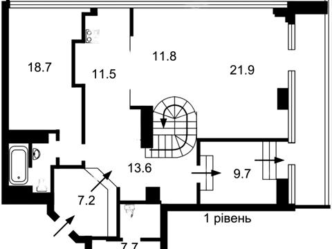 квартира за адресою Андрія Верхогляда вул. (Михайла Драгомирова), 14-А