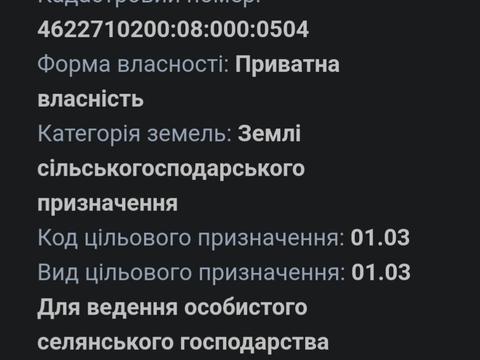 ділянка за адресою 