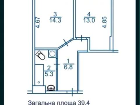 квартира за адресою Всеволода Змієнка вул., 8/17