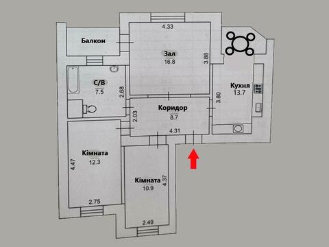 квартира по адресу Академика Королёва просп., 2-А