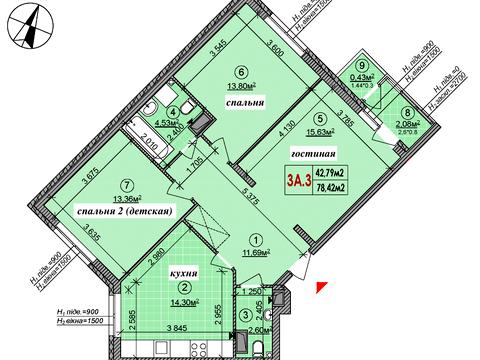 квартира за адресою Івана Виговського вул. (Маршала Гречка), 10-Ж