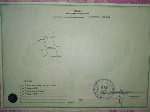 ділянка за адресою с. Фастівка, центральна, 5
