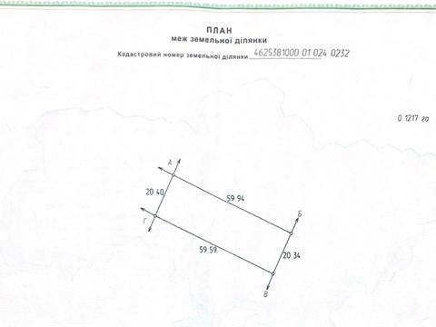 ділянка за адресою Сонячна