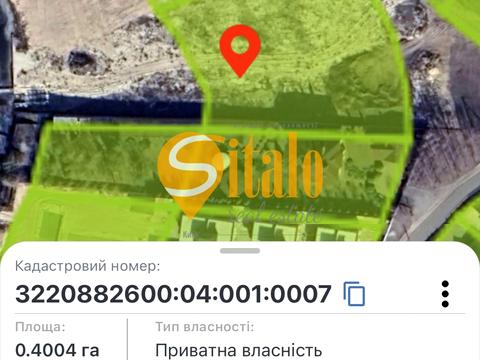 ділянка за адресою Центральна