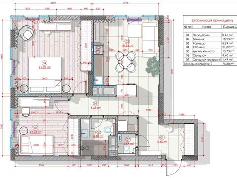 квартира по адресу Виктора Некрасова ул. (Північно-Сирецька), 12-А