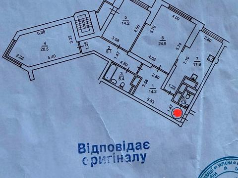 квартира за адресою Княжий Затон вул., 21