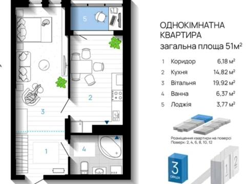 квартира по адресу Южный бульв., 32-Б