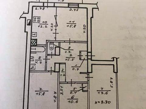 квартира за адресою Воскресенська вул. (Леніна), 15