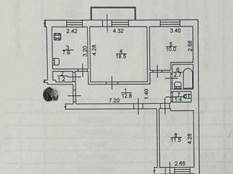квартира по адресу Вітряні Гори ул., 3