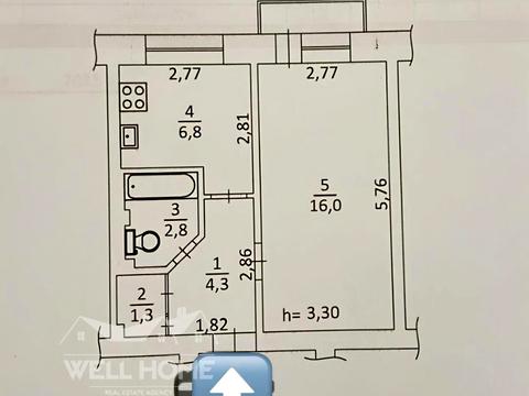 квартира по адресу Киев, Воздухофлотский просп. (Повітрофлотський), 78