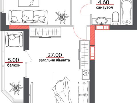 квартира по адресу Героев АТО ул. (Красіна), 81