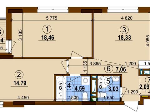 квартира за адресою Олександра Олеся вул., 2-В