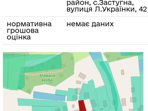 ділянка за адресою Лесі Українки, 42