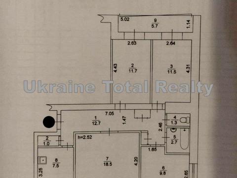 квартира по адресу Романа Шухевича просп. (Ватутина), 26