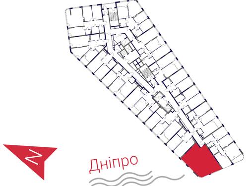 квартира за адресою Київ, Дніпровська набережна вул., 15-Д