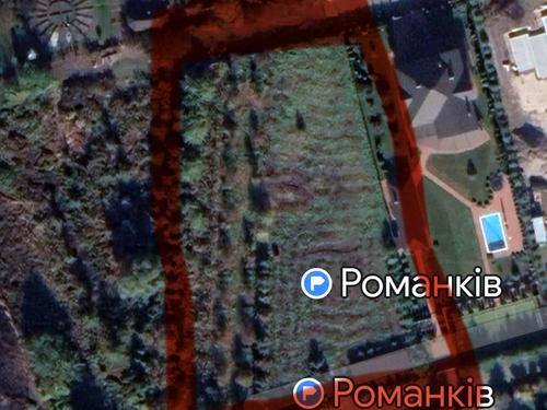 ділянка за адресою с. Романків, Лісова вул.
