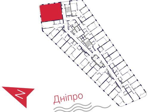 квартира за адресою Київ, Дніпровська набережна вул., 15-Є